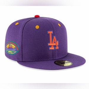 Los Angeles Dodgers Cap Hat 59FIFTY Fitted 7 1/4 ROYGBIV 2.0 NWT 50th Anni.
